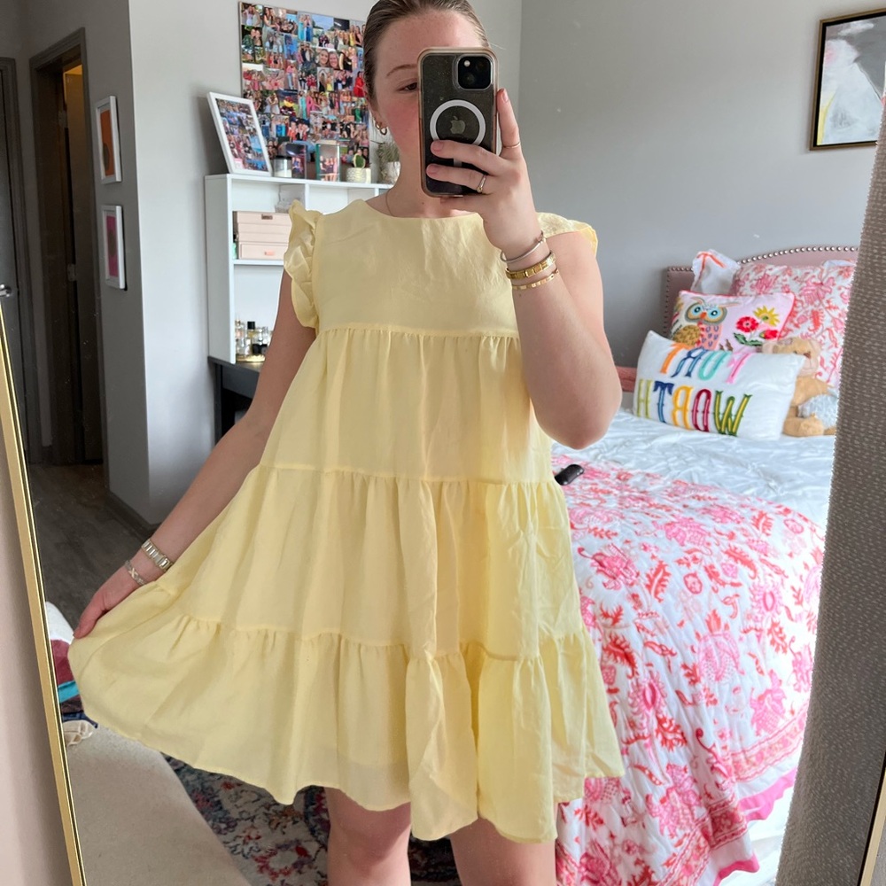 La Ven yellow sundress - size s